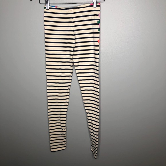 Crewcuts by J crew stripe flower leggings pants - Picture 3 of 8
